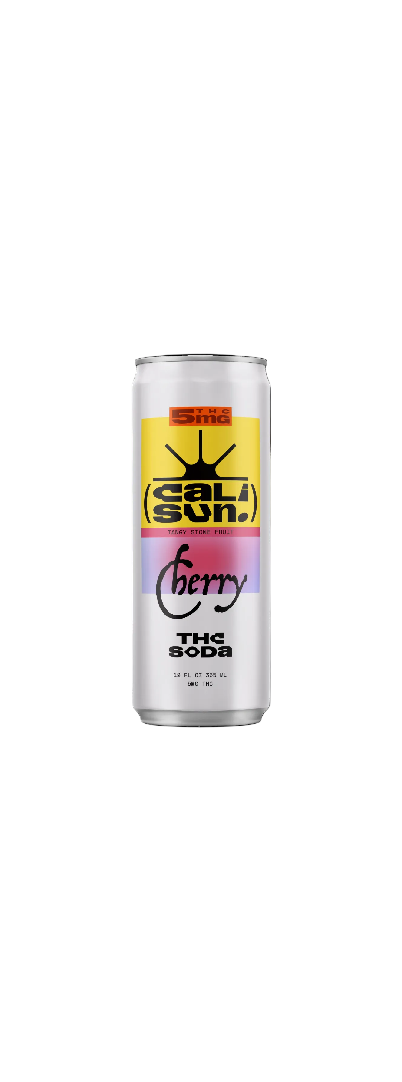 Cherry Cali-Sun Future Soda can